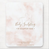 Rosa feminines Body-Sculpting Contouring-Spa Mousepad (Vorne)