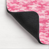 Rosa feminines Tarnmuster Mousepad (Ecke)