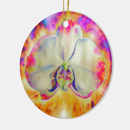 Rosa Feuerorchester Keramikornament (Links)