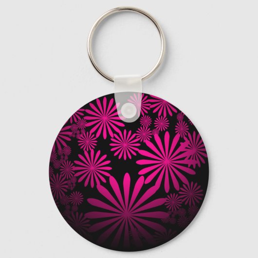 Rosa Feuerwerk Schlüsselanhänger (Vorderseite)