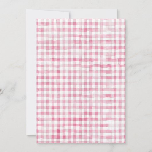 Rosa Finden Sie das Bingo Brautparty Game Einladung (Rückseite)