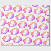 Rosa Fische Fische Fische Astrologie Zeichen Geschenkpapier (Flach)