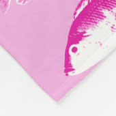 Rosa Fische Fleecedecke (Ecke)