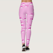 Rosa Fische Leggings (Rückseite)