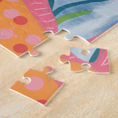 Rosa Fische Puzzle (Seite)