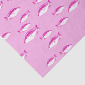 Rosa Fische Seidenpapier (Ausschnitt)