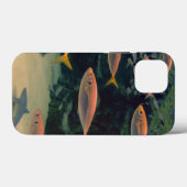 Rosa Fischschale Case-Mate iPhone Hülle (Rückseite (Horizontal))