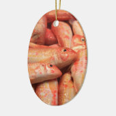 Rosa Fischschmuck Keramikornament (Links)