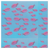 rosa Fish Fabric Stoff (Nahaufnahme)