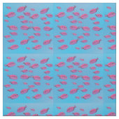 rosa Fish Fabric Stoff (Muster)