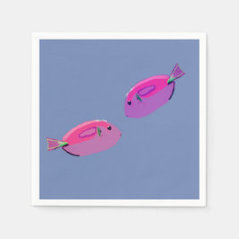 Rosa Fish Paper Napkin Serviette