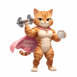 Rosa Fitness-Katze Tumbler – Lustiger Fitness-Reis