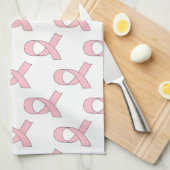 rosa Flachbild-Muster Geschirrtuch (Viertel Falte)