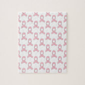 rosa Flachbild-Muster Puzzle (Vertikal)