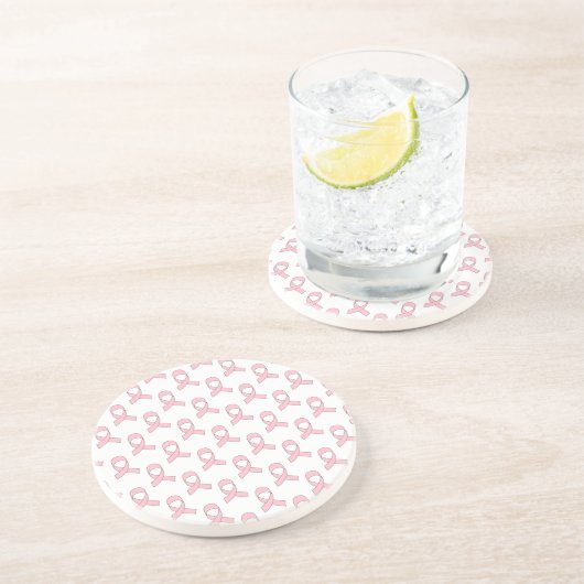 rosa Flachbild-Muster Untersetzer (Seite)