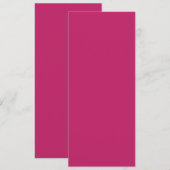 Rosa Flachkarte (Vorne/Hinten)