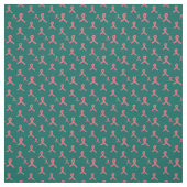 Rosa Flachstoff auf Aquamarinen Stoff (Muster)