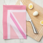 Rosa Flagge Handtuch (Viertel Falte)