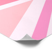 Rosa Flagge Poster (Ecke)