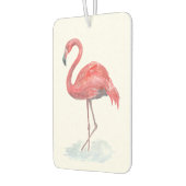 Rosa Flamingo, Aquarell. Autolufterfrischer (Links)