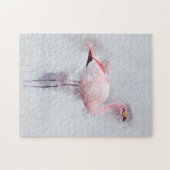 Rosa Flamingo-Aquarell Puzzle (Horizontal)