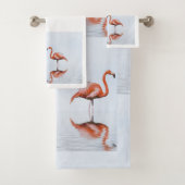 Rosa Flamingo Badetuch Set (Insitu)