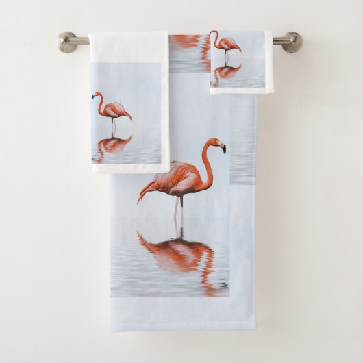 Rosa Flamingo Badetuch Set (Insitu)