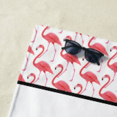 Rosa Flamingo Beach Handtuch (Beispiel)