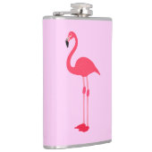 Rosa Flamingo Bird-64305 Flachmann (Rechts)