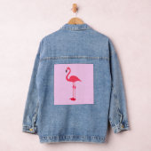 Rosa Flamingo Bird-64305 Jeansjacke (Hangar)