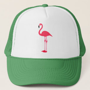 Rosa Flamingo Bird-64305 Truckerkappe