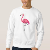 Rosa Flamingo Bird-89686 Sweatshirt (Vorderseite)