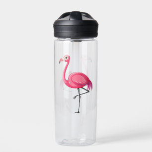 Rosa Flamingo Bird-89686 Trinkflasche