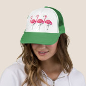 Rosa Flamingo Bird-89686 Truckerkappe (Beispiel)