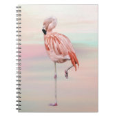 Rosa Flamingo Bird Art Journal Notizblock (Vorderseite)