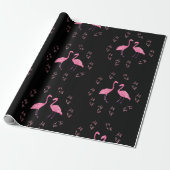 Rosa Flamingo Birds Geschenkpapier (Ungerollt)