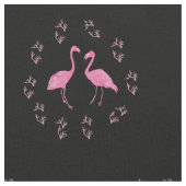 Rosa Flamingo Birds Stoff (Nahaufnahme)