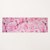 Rosa Flamingo Birds Yogamatte (Vorderseite (Horizontal))