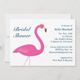 Rosa Flamingo Bridal Dusche Einladung