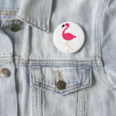Rosa Flamingo Button (Beispiel)