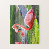 Rosa Flamingo California. Puzzle (Vertikal)