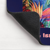 Rosa Flamingo - Captiva Insel, Florida Mousepad (Ecke)