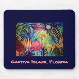 Rosa Flamingo - Captiva Insel, Florida Mousepad