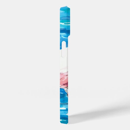 Rosa Flamingo Case-Mate iPhone Hülle (Rückseite / Rechts)