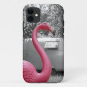 Rosa Flamingo Case-Mate iPhone Hülle (Rückseite)