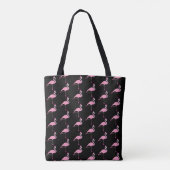 rosa Flamingo-Design - Benutzerdefinierte Multipri Tasche (Rückseite)