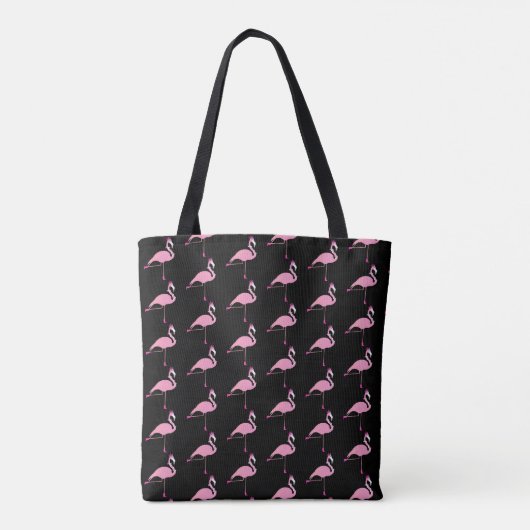 rosa Flamingo-Design - Benutzerdefinierte Multipri Tasche (Rückseite)