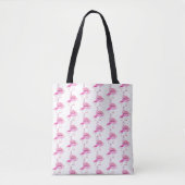 rosa Flamingo-Design - Benutzerdefinierte Multipri Tasche (Vorderseite)