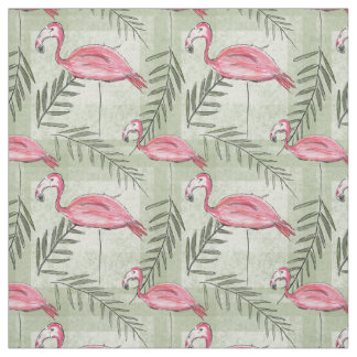 Rosa Flamingo & Fabric Stoff