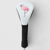 Rosa Flamingo-Fahrer-Abdeckung Golf Headcover (Vorderseite)